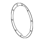 421810C020 - Universals &amp; Rear Axle: Carrier Gasket for Toyota: Sequoia, Tundra Image