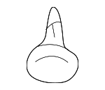 MWC9832LUH - Body: Headliner Fastener for Land Rover: Discovery Image