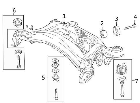 Suspension Mounting for 2004 Chrysler Crossfire #0