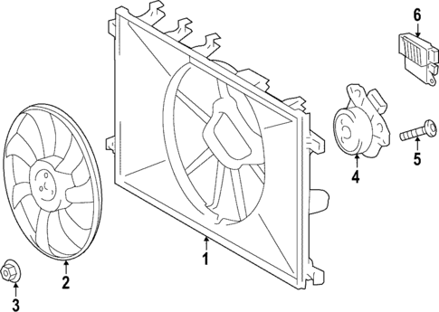 Cooling Fan for 2025 Toyota Corolla Cross #0