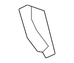 88897619 - Body: Seat Belt Bezel for Cadillac: CTS, SRX Image