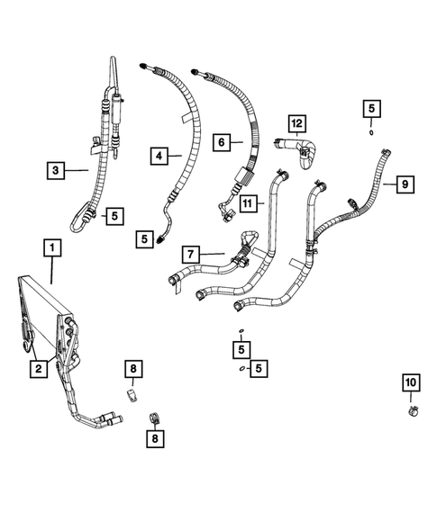 Power Steering Hoses for 2020 Ram 3500 #0