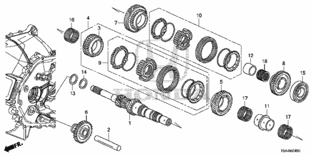 MT Mainshaft for 2016 Honda Fit #0