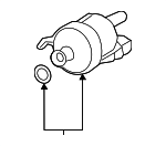Vapor Canister Purge Tube