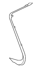 5271330120 - Body: Side Molding for Lexus: GS Turbo, GS200t, GS300, GS350, GS450h Image image