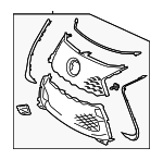 5310130880 - : Grille Assembly for Lexus: GS Turbo, GS200t, GS300, GS350, GS450h Image