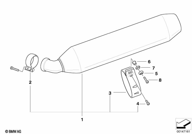 18127671494 - : Holder for BMW-Motorrad Image