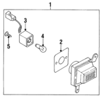 26540D4500 - Electrical: Backup Lamp Assembly for Nissan Image