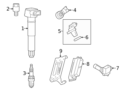 Ignition System for 2012 Porsche Panamera #2