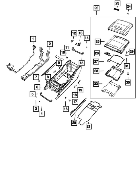 Consoles for 2021 Ram 1500 #1