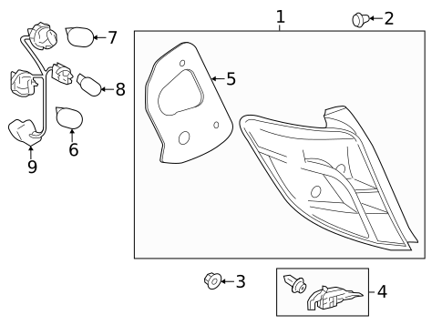 Bulbs - Chassis for 2014 Toyota Yaris #2