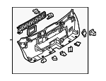 4K48679734PK - Body: Lower Trim Panel for Audi Image