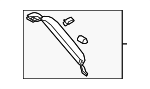 4K4867607A4PK - Body: Side Gate Trim for Audi Image