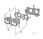 GB1189696 - Electrical: Headlamp Assembly for Mazda: 626 Image