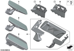 51165B4AD41 - : Mirror Base Cover Set for BMW Image