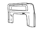 EQT100420LUM - Body: Upper Quarter Trim for Land-Rover Image