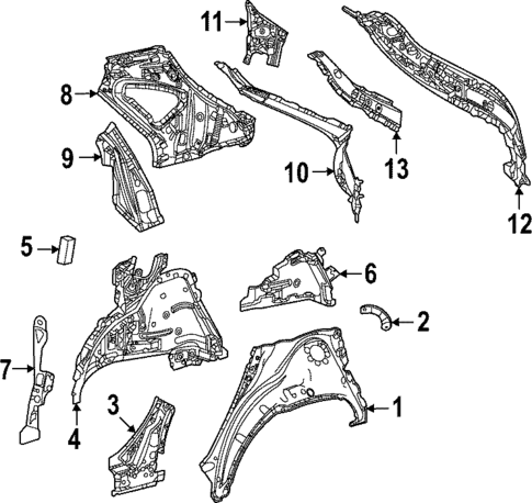 Inner Structure for 2025 Lexus NX350h #0