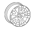12780244 - Suspension: Wheel, Alloy for Saab: 9-3X Image
