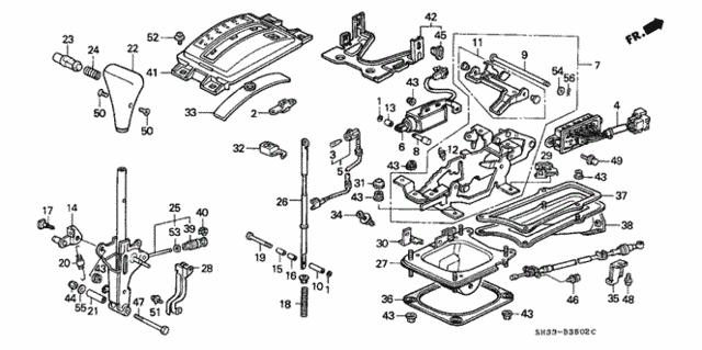 Select Lever (2) for 1991 Honda Civic #0