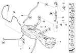 16117163293 - Fuel Supply: Plastic Fuel Tank for BMW Image