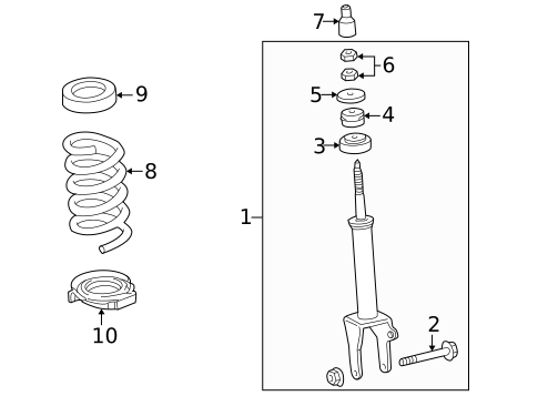 Shocks & Components for 1998 Mercedes-Benz E300 #0