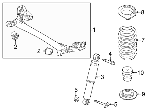 Rear Suspension for 2013 Kia Rio | OEM Parts Online