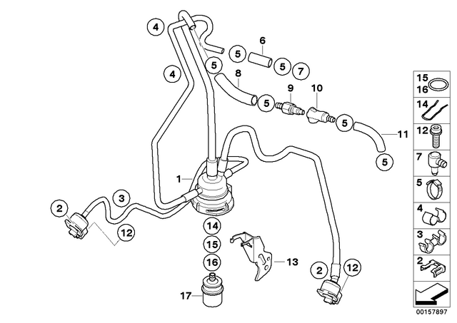 13537692377 - : Fuel Hose for BMW-Motorrad Image