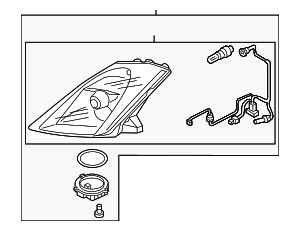 26075CF40B - : Lens &amp; Housing for Nissan: 350Z Image