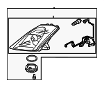 26025CF40B - : Composite Headlamp for Nissan Image