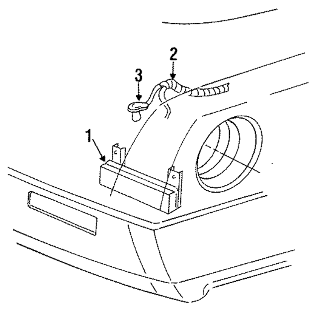 16514358 - : Side Marker Lamp for GM Image