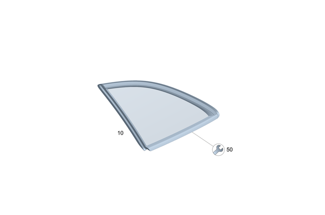 2546704800 - Window System: Side Window, Fixed for Mercedes-Benz Image image