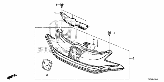 Front Grille (1) for 2016 Honda Fit #0