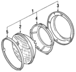 3510070A00 - Electrical: Headlamp Assembly for Suzuki Image