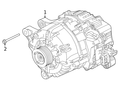 Alternator for 2023 Land Rover Defender 90 #2