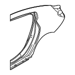 41007494277 - Body: Quarter Panel for BMW: 840i Gran Coupe, 840i xDrive Gran Coupe, M8 Gran Coupe, M850i xDrive Gran Coupe Image