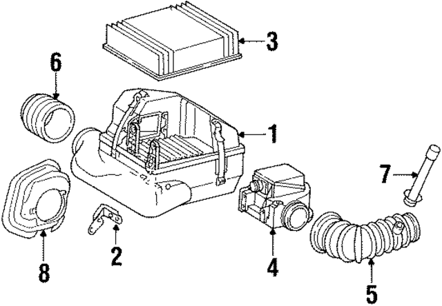 5429314 - Electrical: Mass Air Flow Sensor for Mercedes-Benz Image