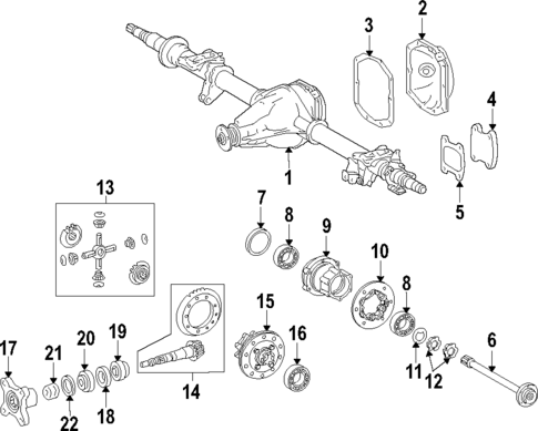 Propeller Shaft for 2004 Dodge Sprinter 3500 #0