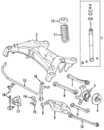 2033205438 - : Shock Absorber                           for Mercedes-Benz: C 240, C 320 Image