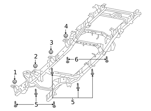 Frame & Components for 2021 Ram 2500 #3