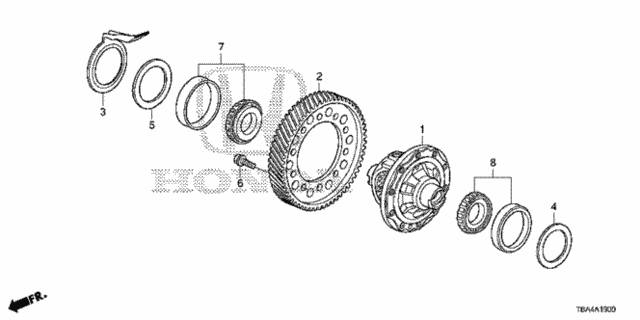 AT Differential (2.0L) for 2016 Honda Civic #0