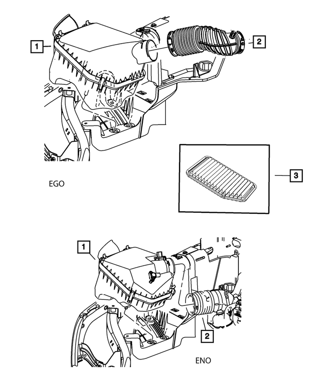 4721129AJ - Fuel: Air Cleaner for Mopar Image