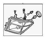 26060EA525 - : Headlamp Assembly for Nissan Image