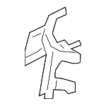 82482P6000 - Body: Latch Assembly Retainer Bracket for Hyundai: Santa Fe Image