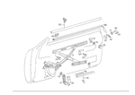 1247201246 - Front Doors: Window Regulator for Mercedes-Benz Image