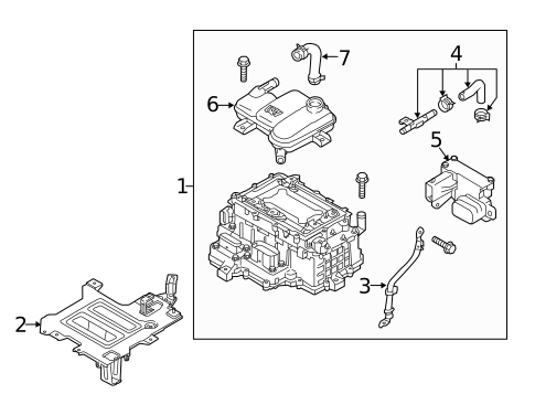 Battery for 2018 Hyundai Ioniq #2