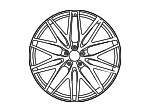 95B601025HJQO1 - : Wheel, Alloy for Porsche: Macan Image