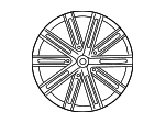 95B601025DNOC6 - : Wheel, Alloy for Porsche: Macan Image