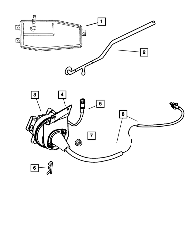 5015845AB - Fuel: Speed Control Vacuum Harness for Mopar Image