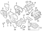 1520865F1E - Engine: Engine Oil Filter for Nissan Image