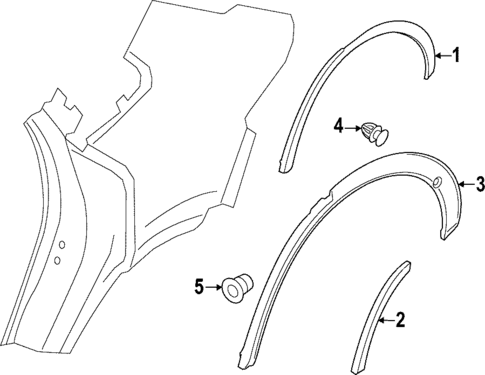 Exterior Trim - Quarter Panel for 2019 Porsche Cayenne #0